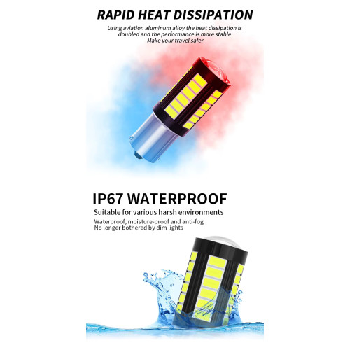 2 броя LED крушки P21W 2 броя LED крушки P21W