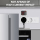Adjustable 16A AC 220V/110V Surge Protector Socket EU Plug Safe Stabilizer Over Voltage Current Voltage Protector Adjustable 16A AC 220V/110V Surge Protector Socket EU Plug Safe Stabilizer Over Voltage Current Voltage Protector