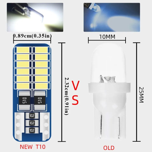 LED крушка за автомобил T10 W5W Canbus