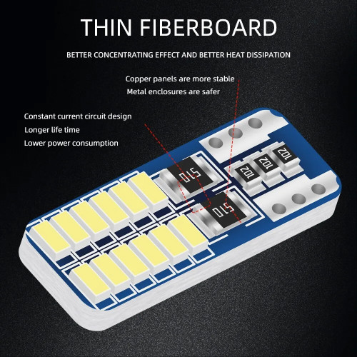 LED крушка за автомобил T10 W5W Canbus