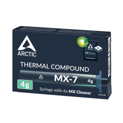 Arctic термо паста MX-7 Thermal Compound 4gr with 6pcs MX Cleaner Arctic термо паста MX-7 Thermal Compound 4gr with 6pcs MX Cleaner