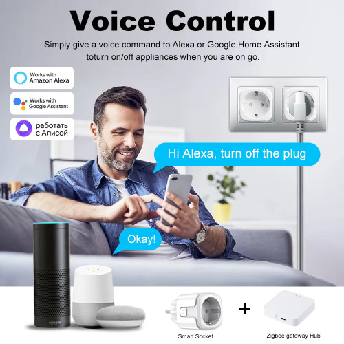 WIFI Контакт с отчитане консумацията на енергия