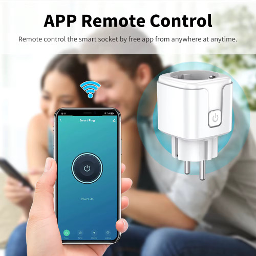 WIFI Контакт с отчитане консумацията на енергия