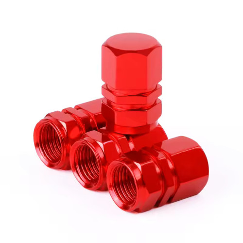 4 Pcs Aluminum Car Tire Valve Caps 4 Pcs Aluminum Car Tire Valve Caps