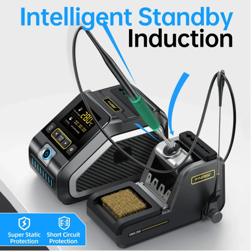 FNIRSI DWS-200 200W Power Repaid Heating Soldering Iron Station