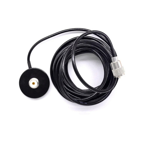 Компактна магнитна основа за антена 55 mm с 5 м RG58 кабел и PL-259 – лесен монтаж, стабилно закрепване и универсална съвместимост. Компактна магнитна основа за антена 55 mm с 5 м RG58 кабел и PL-259 – лесен монтаж, стабилно закрепване и универсална съвместимост.
