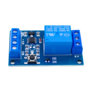 12V бистабилен реле модул с бутон