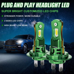 Комплект от 2 броя H7 LED крушки CANBUS Light 6000K