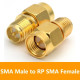 RF adapter SMA male - RP SMA female