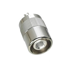 PL-259 UHF мъжки конектор за коаксиален кабел RG58 / LMR195 PL-259 UHF мъжки конектор за коаксиален кабел RG58 / LMR195