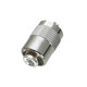 PL-259 UHF мъжки конектор за коаксиален кабел RG58 / LMR195 PL-259 UHF мъжки конектор за коаксиален кабел RG58 / LMR195