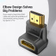 Vention HDMI адаптер 90° ъглов (M/F) – Right Angle HDMI Vention HDMI адаптер 90° ъглов (M/F) – Right Angle HDMI