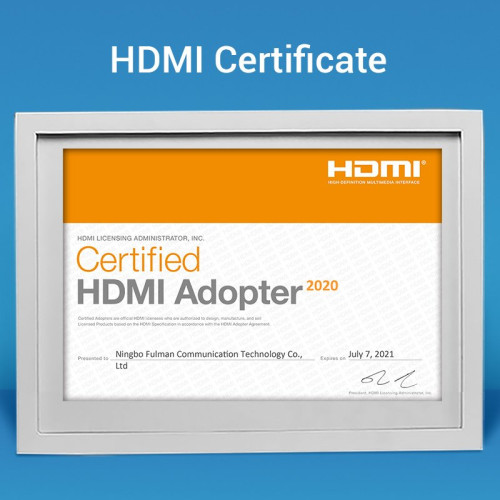 Vention HDMI адаптер 90° ъглов (M/F) – Right Angle HDMI Vention HDMI адаптер 90° ъглов (M/F) – Right Angle HDMI