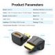 Vention HDMI адаптер 90° ъглов (M/F) – Right Angle HDMI Vention HDMI адаптер 90° ъглов (M/F) – Right Angle HDMI