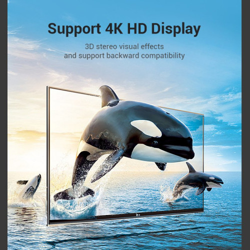 Vention HDMI адаптер 270° ъглов (M/F) – Right Angle Vention HDMI адаптер 270° ъглов (M/F) – Right Angle