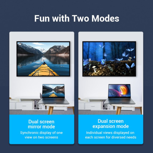 Vention HDMI адаптер 270° ъглов (M/F) – Right Angle Vention HDMI адаптер 270° ъглов (M/F) – Right Angle