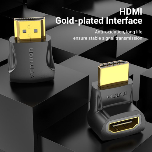 Vention HDMI адаптер 270° ъглов (M/F) – Right Angle Vention HDMI адаптер 270° ъглов (M/F) – Right Angle