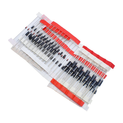 Комплект диоди 100 броя – 8 вида (1N4148, 1N4007, 1N5819, 1N5399, 1N5408, 1N5822, FR107, FR207) Комплект диоди 100 броя – 8 вида (1N4148, 1N4007, 1N5819, 1N5399, 1N5408, 1N5822, FR107, FR207)