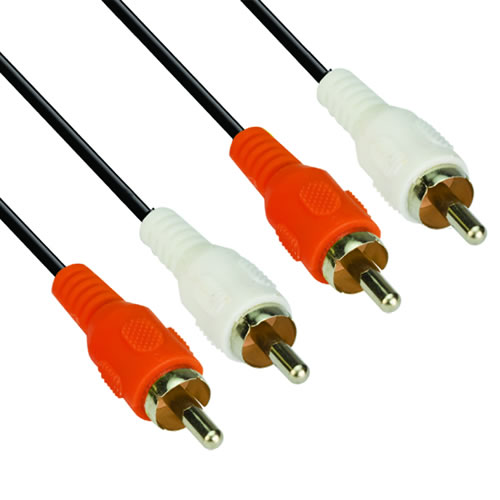 VCom Аудио Кабел 2x RCA M / 2x RCA M, 1.5m VCom Аудио Кабел 2x RCA M / 2x RCA M, 1.5m