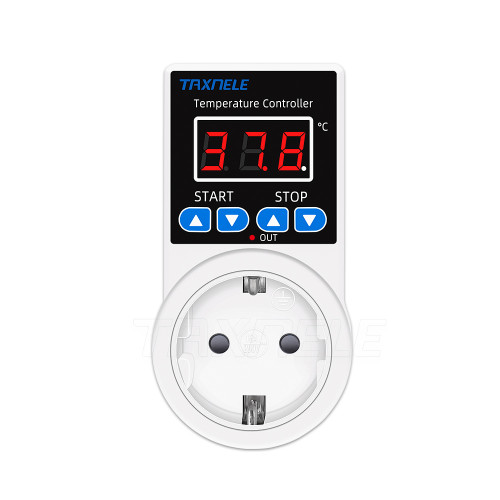 Taxnele Дигитален термостат за контакт с NTC сензор – 100–240V AC, -20°C до +120°C