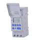 Taxnele THC15A Дигитален програмируем таймер 7 дни 16A Electronic Weekly 7 Days Programmable Digital TIME SWITCH Relay Timer Control AC 220V 230V 12V 24V 48V 16A Din Rail Mount THC15A