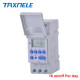 Taxnele THC15A Дигитален програмируем таймер 7 дни 16A Electronic Weekly 7 Days Programmable Digital TIME SWITCH Relay Timer Control AC 220V 230V 12V 24V 48V 16A Din Rail Mount THC15A