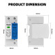 AC SPD Lightning Arrester 1P+NPE 40KA 50KA T1 T2 275V House Surge Protector Protective Low-voltage Device