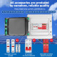 Solar Photovoltaic PV DC Combiner Box Surge Lightning Protection 1 Input 1 Out DC 600V Fuse MCB SPD HA Waterproof Box IP65