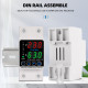 Taxnele 63A 230V цифров защитен прекъсвач с двоен дисплей Dual Display 63A 230V Din Rail Adjustable digital Over Under Voltage Relay Protector Limit Over Current Protection