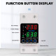 Taxnele 63A 230V цифров защитен прекъсвач с двоен дисплей Dual Display 63A 230V Din Rail Adjustable digital Over Under Voltage Relay Protector Limit Over Current Protection