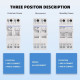 Taxnele TX219G 2P MTS Ръчен превключвател 63A 2P 40A 63A MTS Dual Power Manual Transfer Isolating Switch Interlock Circuit Breaker 230V 400V Modular Changeover Switch