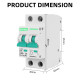 Taxnele TXL7-63PV DC MCB 1000V DC 6kA – 10A до 63A DC MCB Battery Solar Mini Circuit Breaker L7 2P 1000VDC Short Circuit Protection 10A 16A 20A 25A 32A 40A 63A PV 1P & 3P Poles