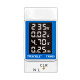 Taxnele TXM05 4-in-1 AC Monitor 100A DIN Rail 4IN1 Din Rail AC Monitor 110V 220V 100A Voltage Current Watt KWH Power Energy Meter VOLT AMP Voltmeter Ammeter Wattmeter