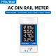 Taxnele TXM05 4-in-1 AC Monitor 100A DIN Rail 4IN1 Din Rail AC Monitor 110V 220V 100A Voltage Current Watt KWH Power Energy Meter VOLT AMP Voltmeter Ammeter Wattmeter