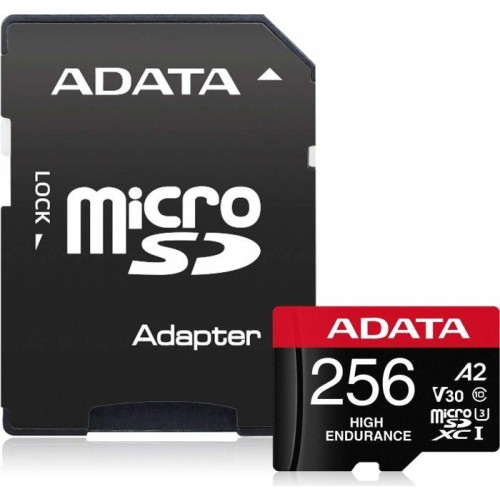 ADATA High Endurance microSDXC/SDHC UHS-I U3 Class 10 256GB