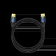кабел Vention Display Port 1.4 DP M / M 8K 2 метра - Cotton Braided, Blue Aluminum Alloy